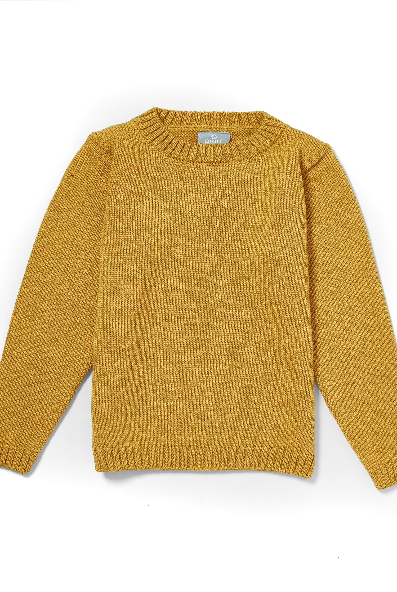Aoife Supersoft Merino Crewneck Sweater - Yellow - Image 6