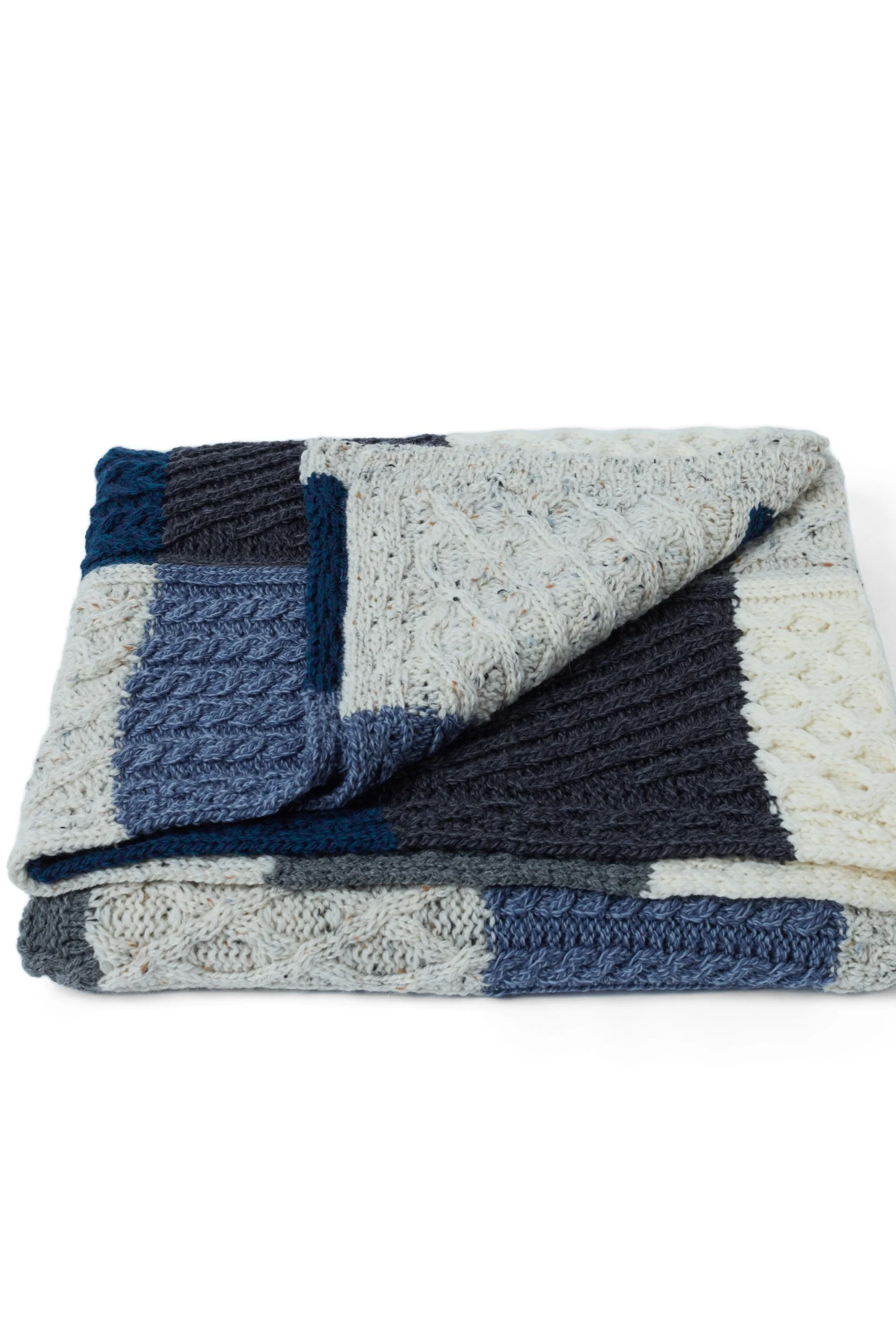 Killala Aran Intarsia Merino Blanket 854 - Image 5